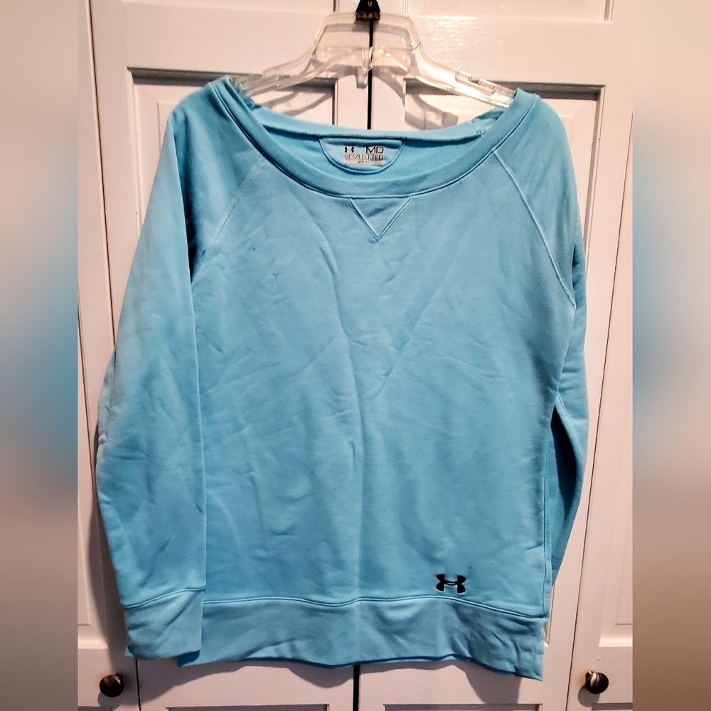 Fitted wide neck Under Armor sweatshirt